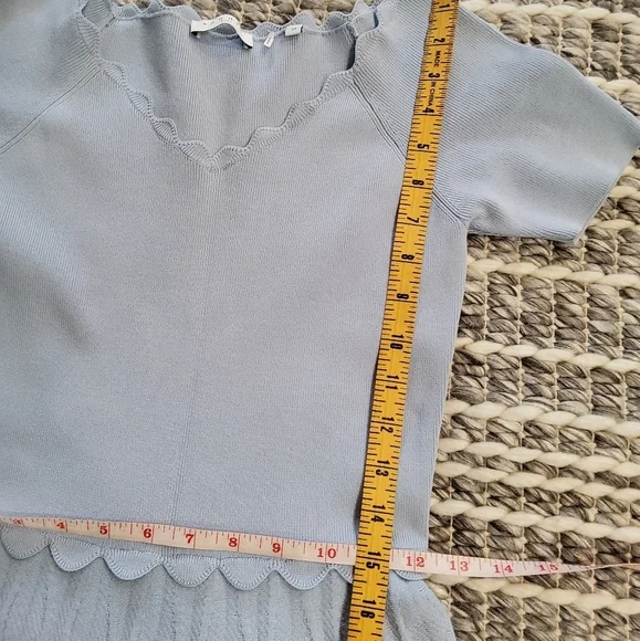 Sandro Meissa Fit Flare Knit Mini Dress Size 38 - Picture 14 of 16